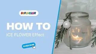 DUPLI-COLOR ICE FLOWER Spray | How to video - The fascinating ICE FLOWER Effect! ❄️✨