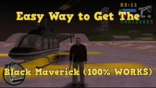 GTA Liberty City Stories: How to Get The Black Maverick! (Fly Anywhere You Want)