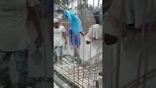 Mat Foundation Casting & vibrator machine Work || Civil Engineering || সিভিল ইন্জিনিয়ারিং