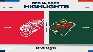 NHL Highlights | Red Wings vs. Wild - December 14, 2022