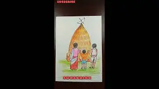 Happy Magh Bihu//How to Draw Happy Magh Bihu Meji ..