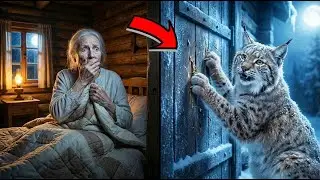 Рысь ЦАРАПАЛА её дверь ночью. Она открыла и ЗАМЕРЛА от увиденного!