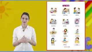 Ch 19 | Fun Buddy Books |Junior | UKG  English Primer | Action Words (Verbs) | For children
