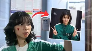 GOING TO WORK IN SQUID GAME COSPLAY