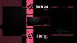 #shorts ​ Pink Color Animated Stream Overlay | Animated Stream Overlay | Twitch Stream Overlay Pack