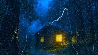 🌧️ Dark Forest Night with Heavy Rain & Thunder &mdash; Atmospheric Calm to Relax Deeply ⚡🌲