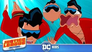 Justice League Action en Français | L'homme d'acier en plastique En Action! | DC Kids