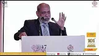 101 SKOCH SUMMIT, д-р М. Рамчандран, почетный научный сотрудник Фонда SKOCH и бывший секретарь пр...