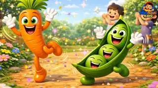 Vegetable Dance Song 🥕🍅 | Fun Kids Rhymes | Learn Vegetables with Dance | Cartoon Animation #dance 