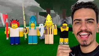TODAS as CRIANÇAS TRABALHANDO na NOVA ATUALIZAÇÃO do 99 NOITES NA FLORESTA 🪓🛖