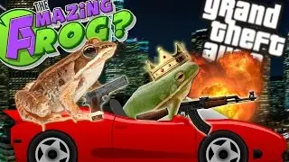 Som GTA Med Grodor! | Med Ufosxm -The Amazing frog?