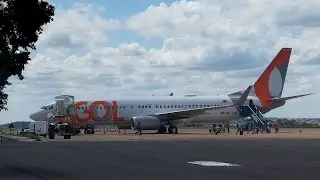GOL Boeing 737-800 PR-GXW  Decolagem para Congonhas | Gravado no Aeroclube de Presidente Prudente