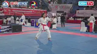 AGHINIYA FAZA VS ZASKIA PUTRI SALURANTE SENKAIDO INTERNATIONAL OPEN KARATE CHAMPIONSHIP SERIES 7