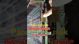 CUKUP SENTUH PANEL LCD RUSAK BLANK gambar hilang #shorts