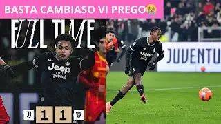 CAMBIASO LE SBAGLIA TUTTE! NON LO VOGLIO PIÙ VEDERE! (JUVENTUS - LECCE 1-1)
