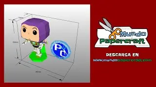 FunkoPop de Buzz Lightyear &ndash; Manualidad de papel de Toy Story | Modelo gratis