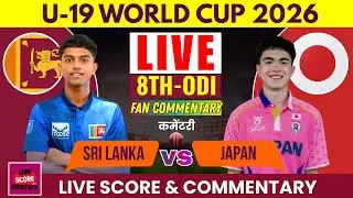 Sri Lanka-U19 vs Japan-U19 Match |Last 10 Overs | Live score & commentary with Mustafa