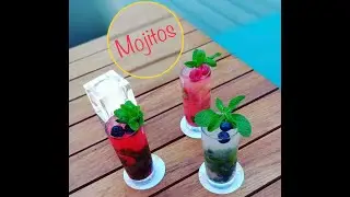 Mojito Blueberry | Raspberry | Blackberry @samvlog4792 #mojito #cocktail #cockatiel #cocktails
