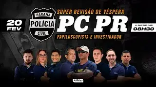 SRV PC PR - Super Revis&atilde;o de V&eacute;spera - Investigador e Papiloscopista da PC PR - AlfaCon