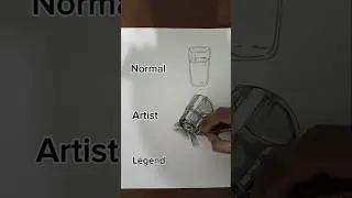 Normal VS Artist VS Legend 😁 #shorts #youtubeshorts #art #kids #drawing