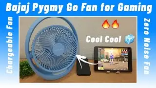 BAJAJ PYGMY GO 178 MM Fan Review | Best Small Fan For Gaming in Summer Unboxing & Review |
