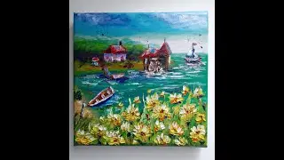 Oil painting on canvas/Obraz olejny na pł&oacute;tnie/Живопис олійними фарбами на полотні