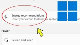 What is Energy Recommendation in Windows 11 Laptop & Computer