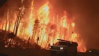 Weather Gone Viral: Residents Try to Escape a Raging Wildfire