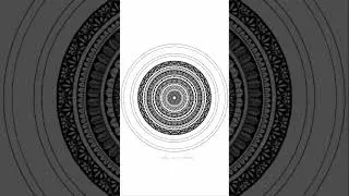 Satisfying Digital Mandala Art #shorts #digitalmandala #mandalaart