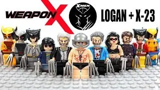 LEGO X-Men Origins Wolverine Logan X-23 Laura Kinney X-Force Unofficial Minifigures