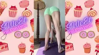 Subscrib3 and vote for the best one : challenge warmup phase, #challenge, #bestof, #yoga,#girl
