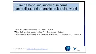 Future demand and supply of mineral commodities and energy in a changing world