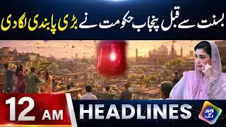 Big Restriction Before Basant! Punjab Government’s New Decision | Headlines 12 AM | 4 February 2026