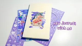 journal with me : starting a new journal 🤍