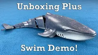 RC Whale Unboxing & Review For Parents | CooDoo Whale Shark RC Boat
