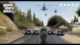 I Tried to Escape 5 Star Wanted Level With Only a Bike