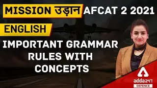 AFCAT 2 2021 | English | Important Grammar Rules with Concepts