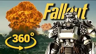 VR 360&deg; Fallout | Nuclear Destruction of a Major City in VR | Atomic Booming 360&deg; 4K VR Movie