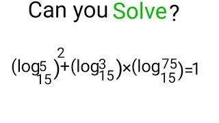 Only 10% of students can solve this logarithm problem | Can you solve it?// ProblemsLab 
