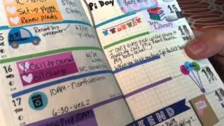 Моя первая неделя в Hobonichi Techo Weeks Planner