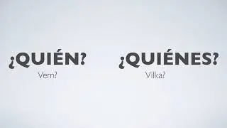 Frågeord på spanska.