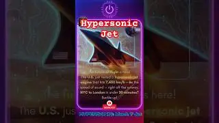 Hypersonic Mach 7 Jet #hypersonicjet #mach #fighterjet #wartechnology