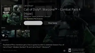 How to Get Call of Duty: Warzone Combat Pack 4 (Haze) for Free | PS Plus Exclusive | PS4 | PS5
