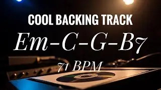 New backing track E minor | unique chord progression | backing track for practicing chords 