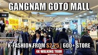 Gangnam GoTo Mall: Seoul&rsquo;s Largest Underground Shopping | 4K Walking Tour