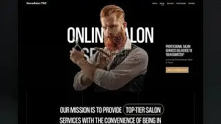 How to Use HomeSalon TNC Webflow Template | Salon, Barbershop Hair & Beauty, One Page Template