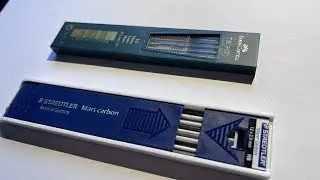 Which Lead is Darker? Staedtler Mars Carbon VS Faber Castell Lead Test