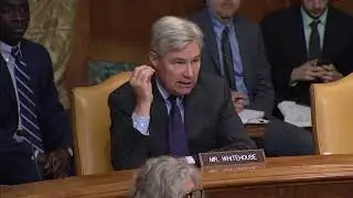 Whitehouse Remarks in Budget Hearing on The President's Fiscal Year 2019 Budget Proposal