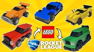 Rocket League&rsquo;s Most Iconic Cars&hellip; Recreated in LEGO!