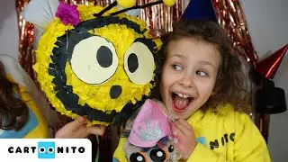 🐝 #DIY URODZINOWA PIÑATA! 🎉 Kalinka tworzy piñatę z @CartoonitoPL i #PająkLucas! 🎂✨